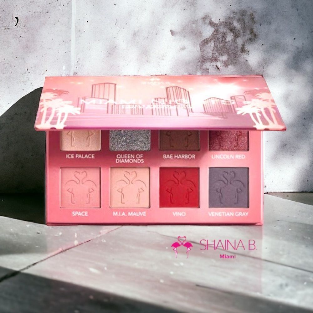NWT Shaina B Miami Miami Nights Pressed Pigment Palette NEW Full Size
